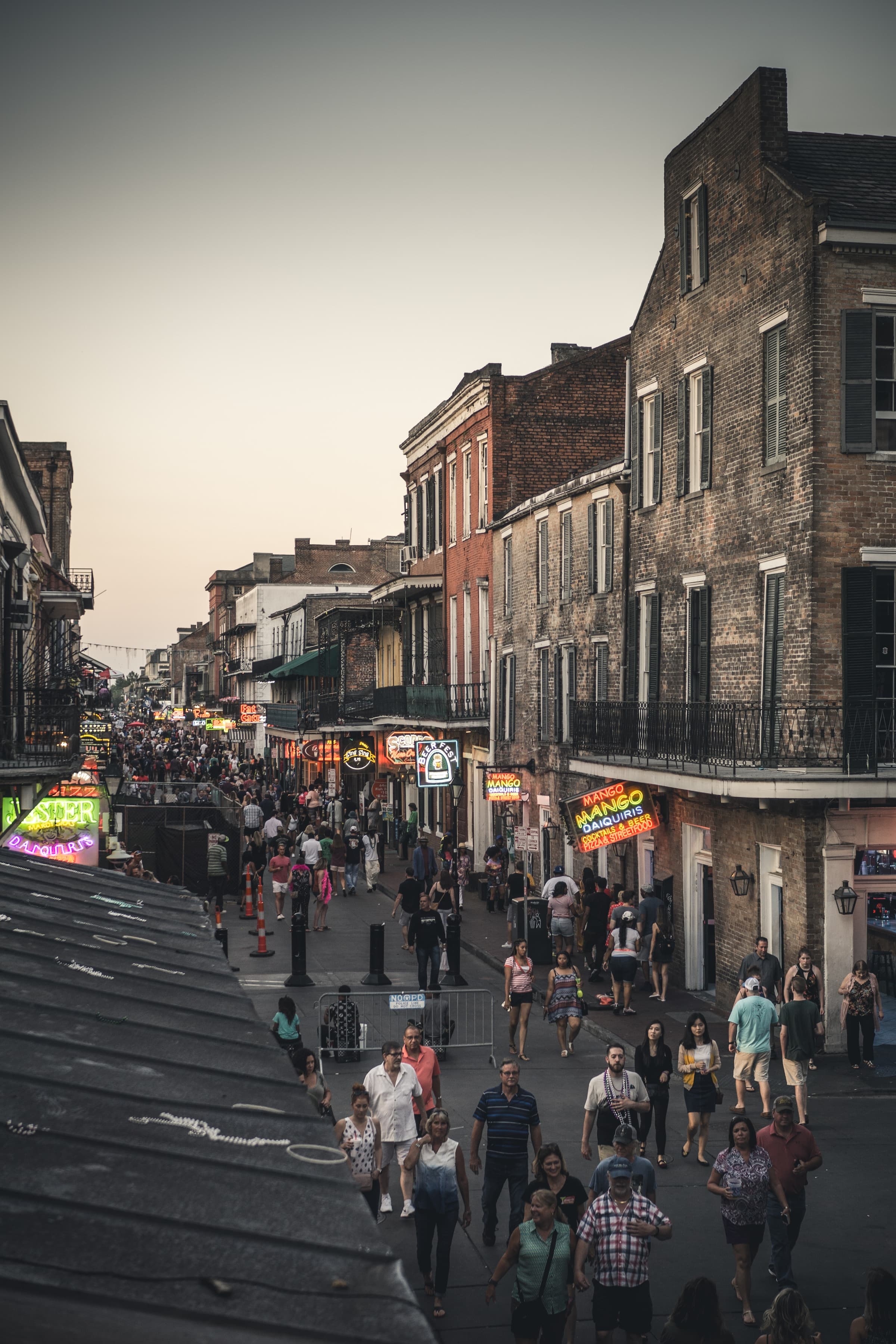 Bourbon street in New Orleans