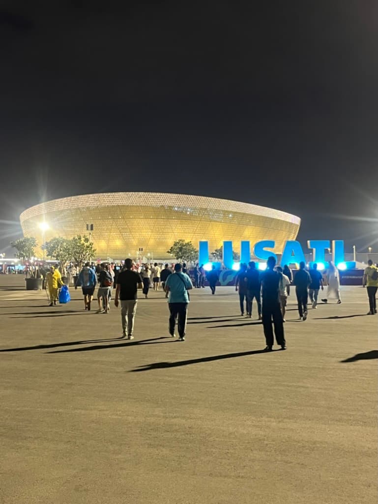 View of stadium